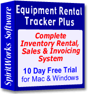 Equipment Rental Tracker Plus - Complete Inventory & Invoice Management
