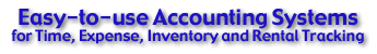 Small Business Tracker Deluxe allows self-employed professionals, or small businesses, to keep track of their time, expense, contacts, schedules, invoices and even inventory.