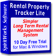 Rental Property Tracker Lite - easy-to-use property management software