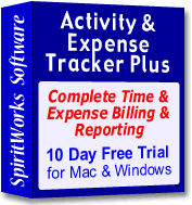 Activity & Expense Tracker Plus - Complete Time & Expense Billing & Reporting