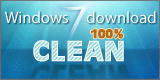 Windows 7 Downloads 100 percent clean award